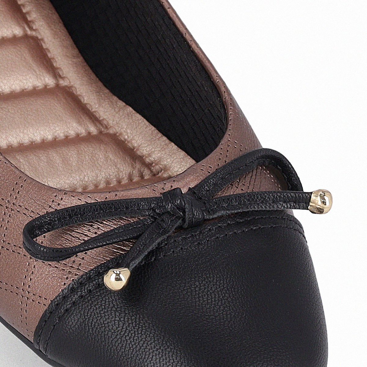 Ballerina Mujer Negro/Bronce Michelle 02 Piccadilly