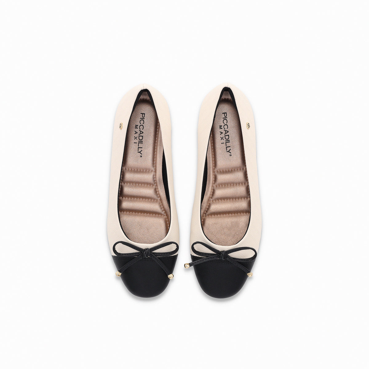 Ballerina Mujer Negro/Blanco Michelle 02 Piccadilly