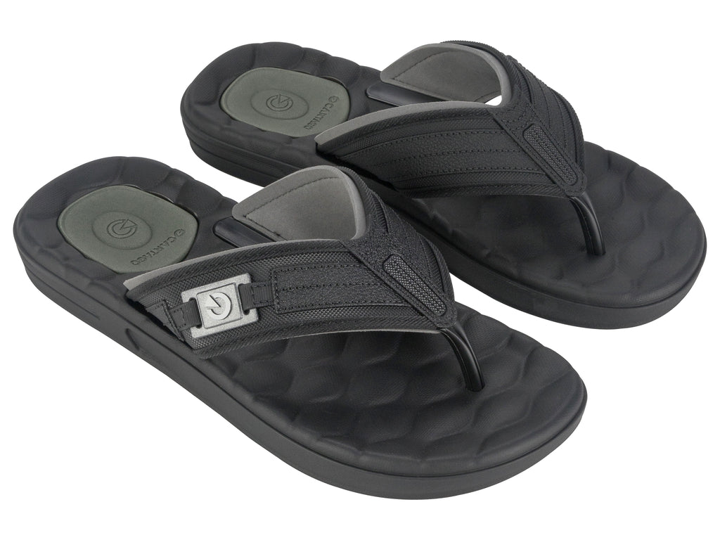 Sandalia Hombre Negro/Gris Egeu II Cartago