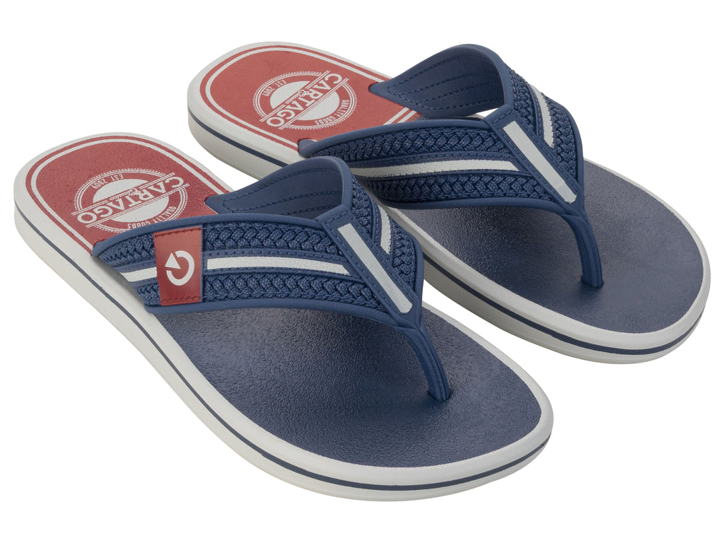 Sandalia Hombre Azul/Gris Palermo Cartago