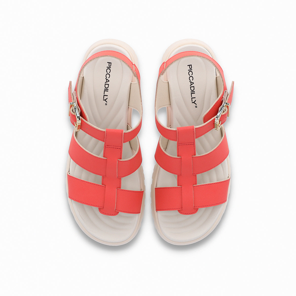 Sandalia Mujer Naranja Cláudia Piccadilly