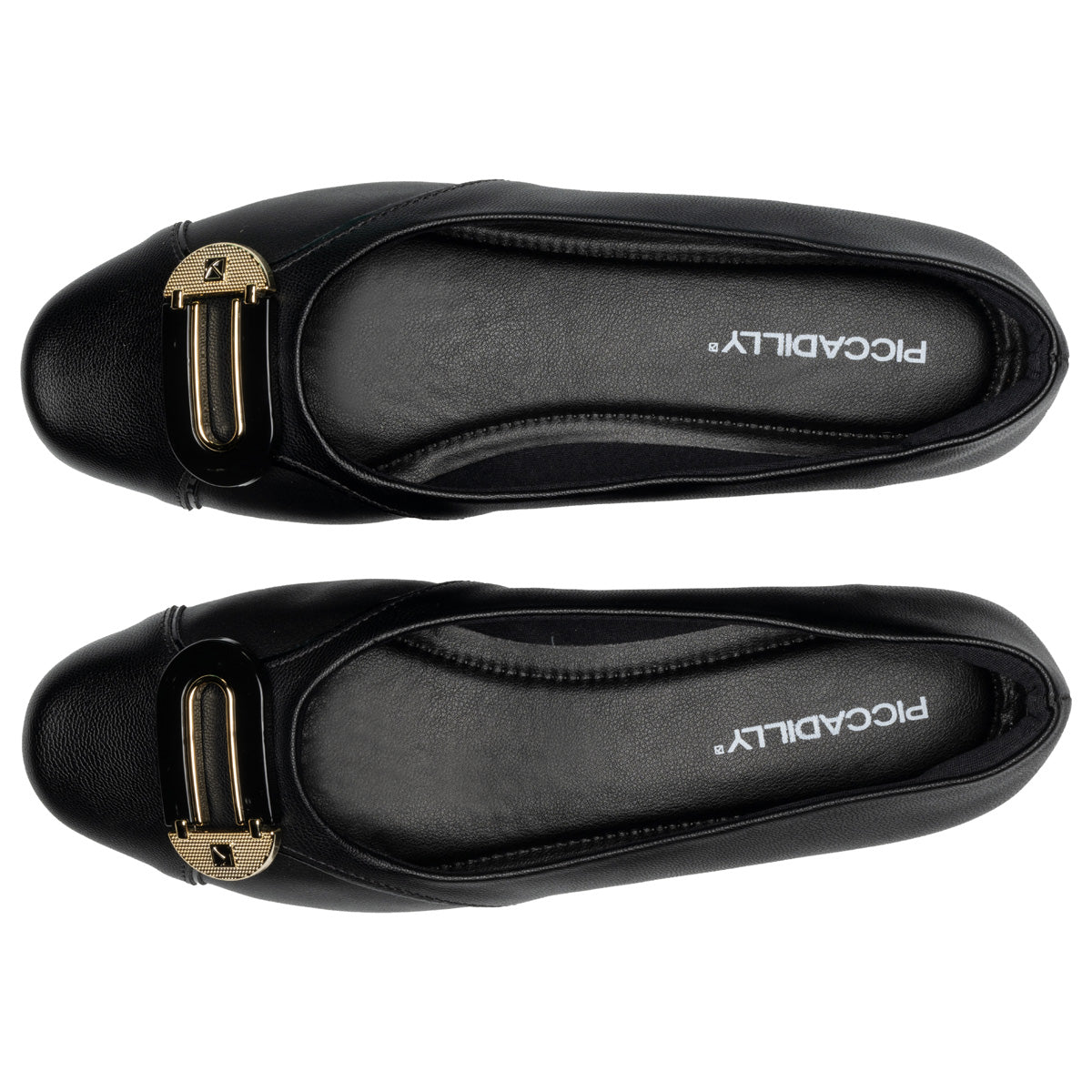 Zapato Mujer Negro/Dorado Raquel Piccadilly