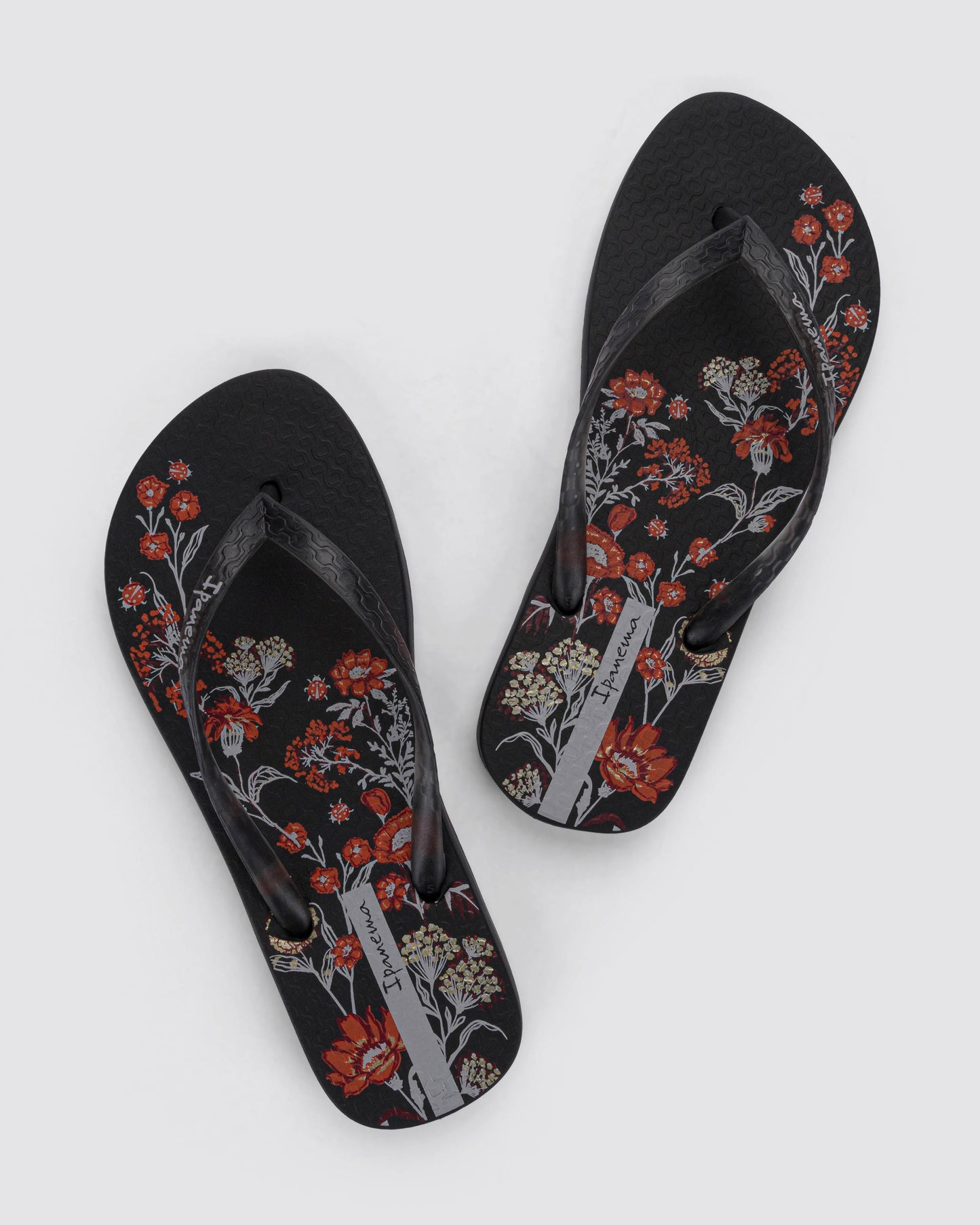 Sandalia Mujer Negro/Rosado Oasis Ipanema