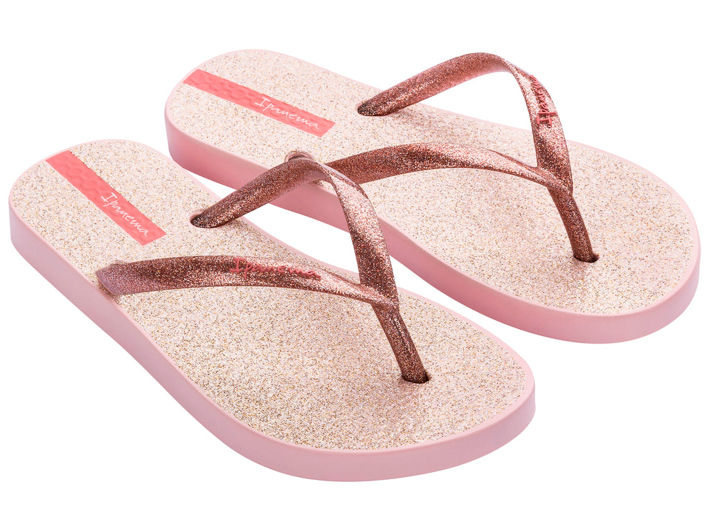 Sandalia Infantil Rosa Glitter Ipanema