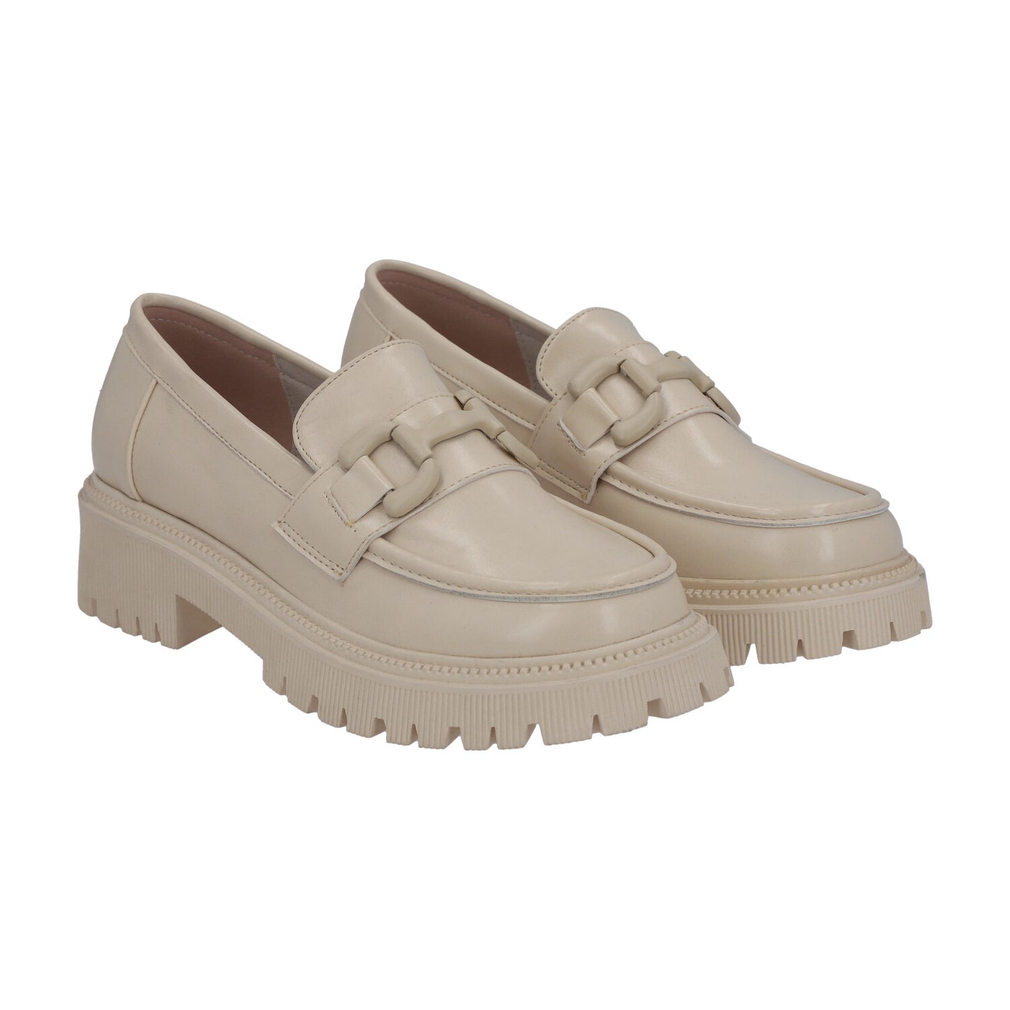 Mocasin Mujer Beige Adela Detogni