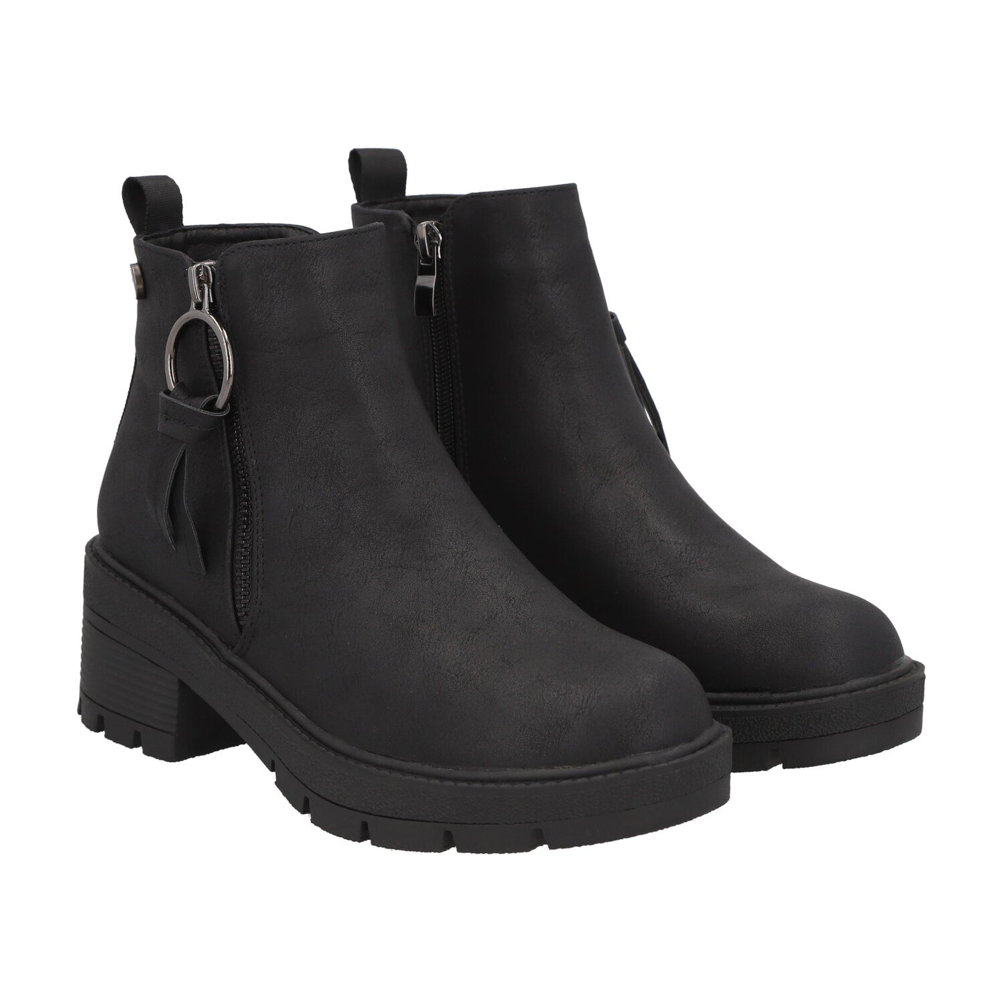 Botin Mujer Negro Plataforma Ester Detogni