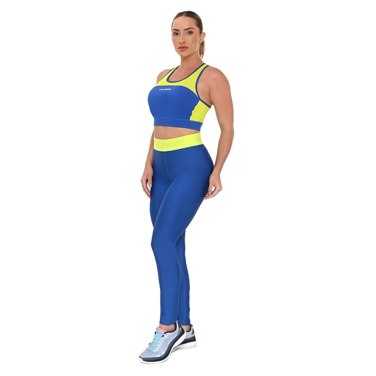 PETO RUNNER AZUL/AMARILLO MUJER