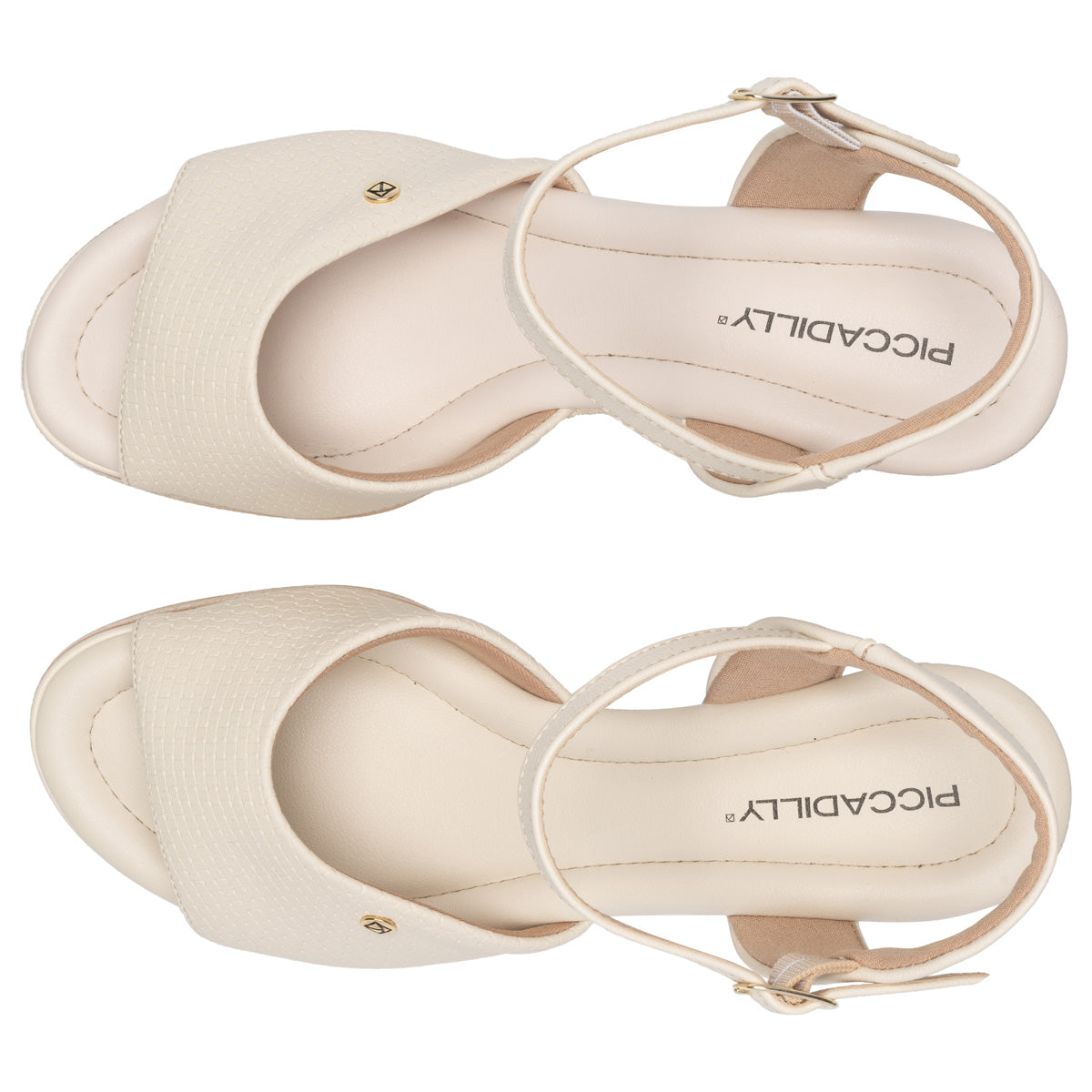 Sandalia Mujer Anabela Alice Hueso Piccadilly