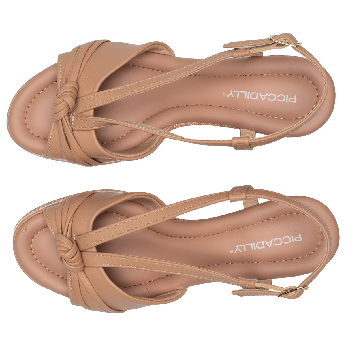 Sandalia Mujer Anabela Alice Café 758 Piccadilly