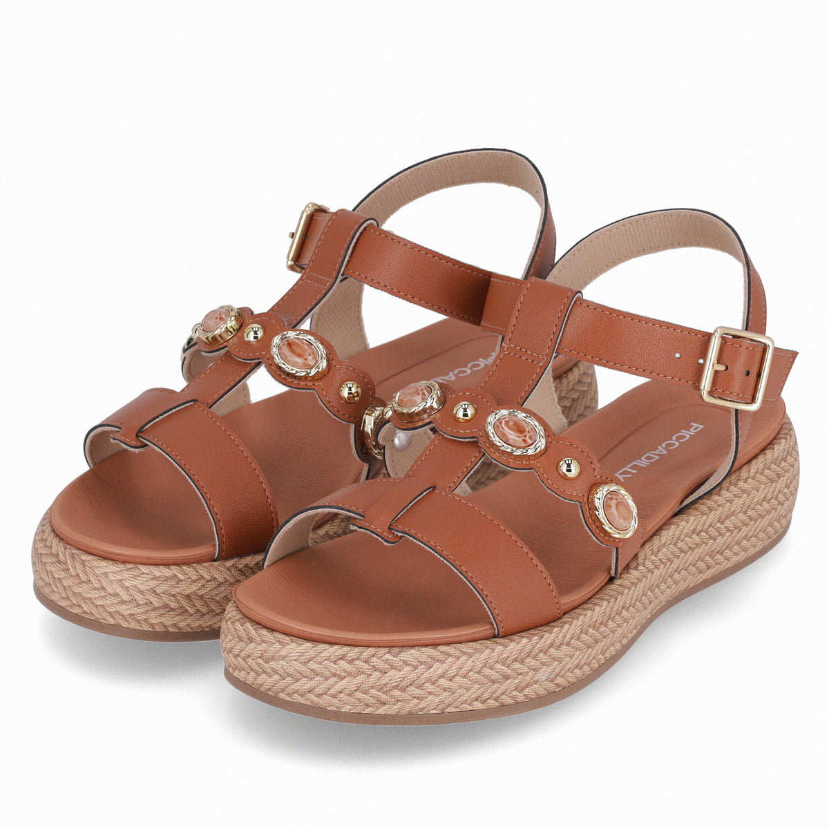 Sandalia Mujer Café Sol 795 Piccadilly