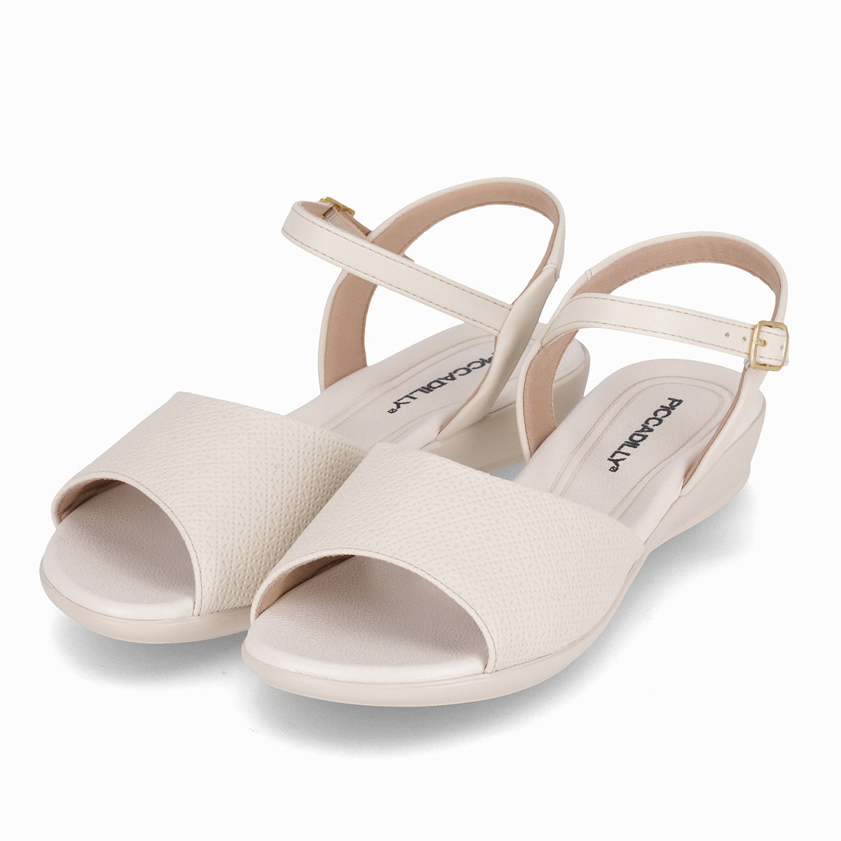 Sandalia Mujer Crema Camila Piccadilly