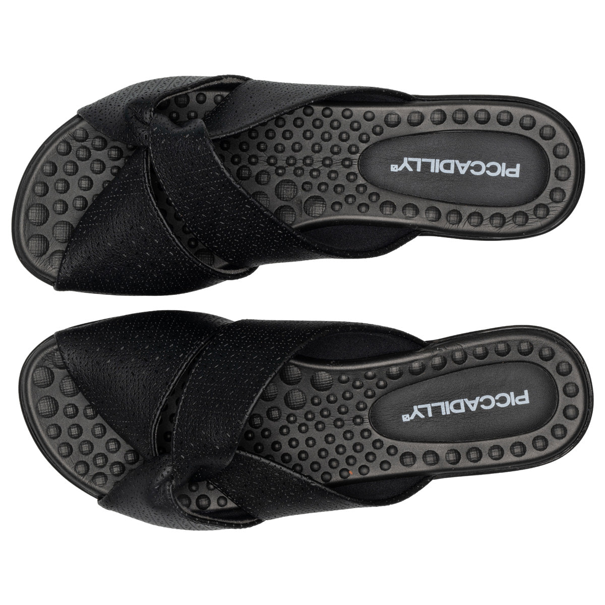 Sandalia Mujer Negro Camila Piccadilly