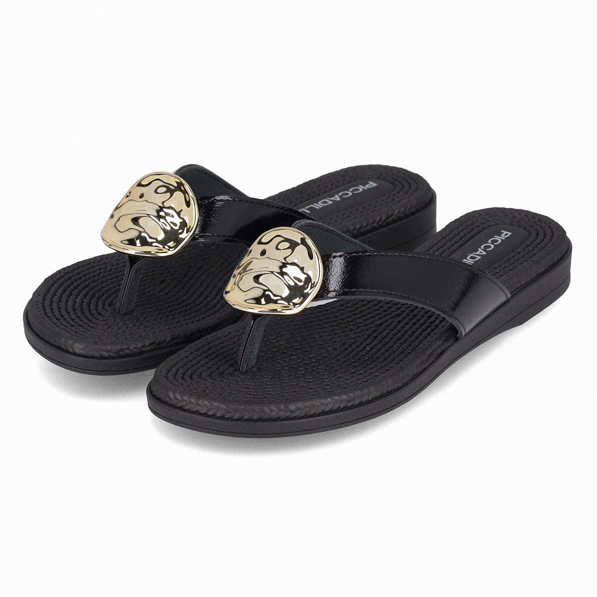 Sandalia Mujer Negro Adla 140 Piccadilly