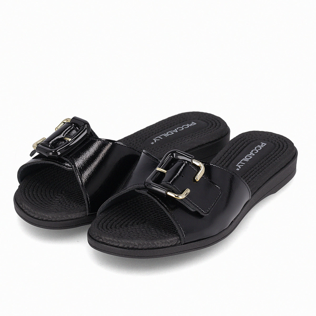 Sandalia Mujer Negro/Charol Adla 148 Piccadilly