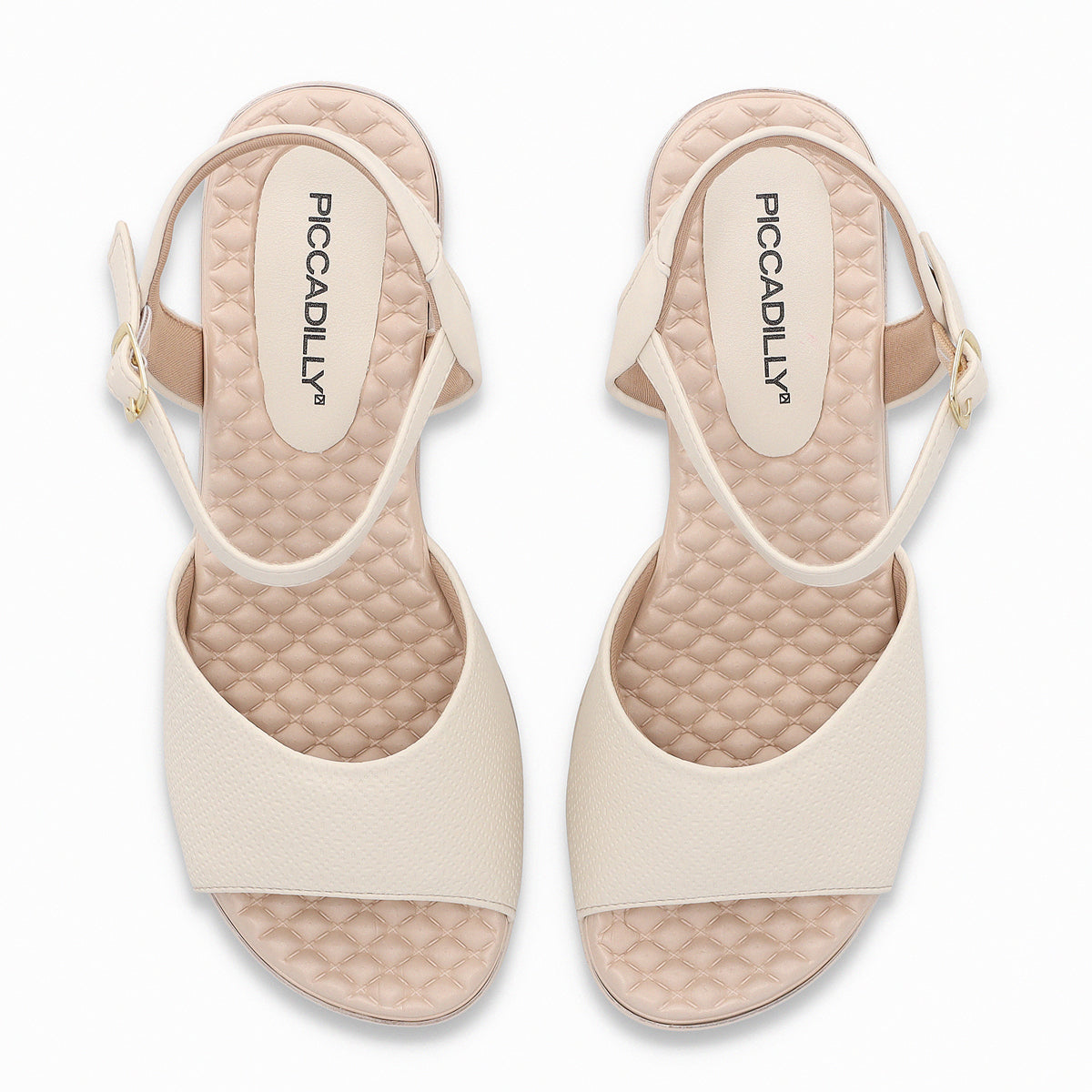 Sandalia Mujer Crema Cecilia Piccadilly