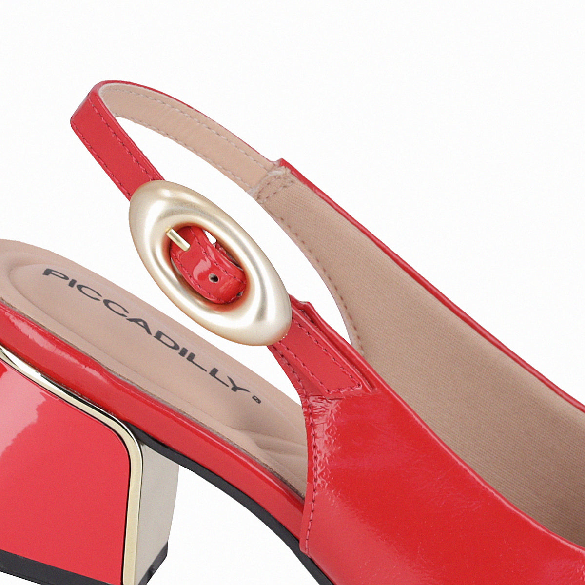 Sandalia Mujer Rojo/Charol Renee 63 Piccadilly