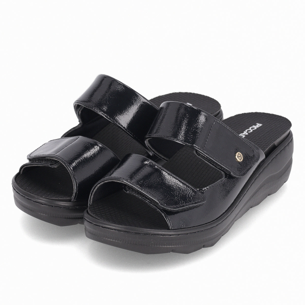 Sandalia Mujer Negro SPA Anabela 31 Piccadilly