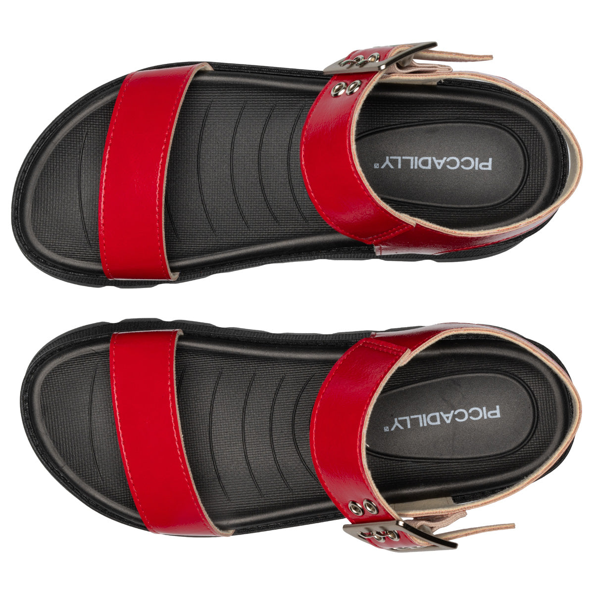 Sandalia Mujer Rojo/Negro Cati 793 Piccadilly