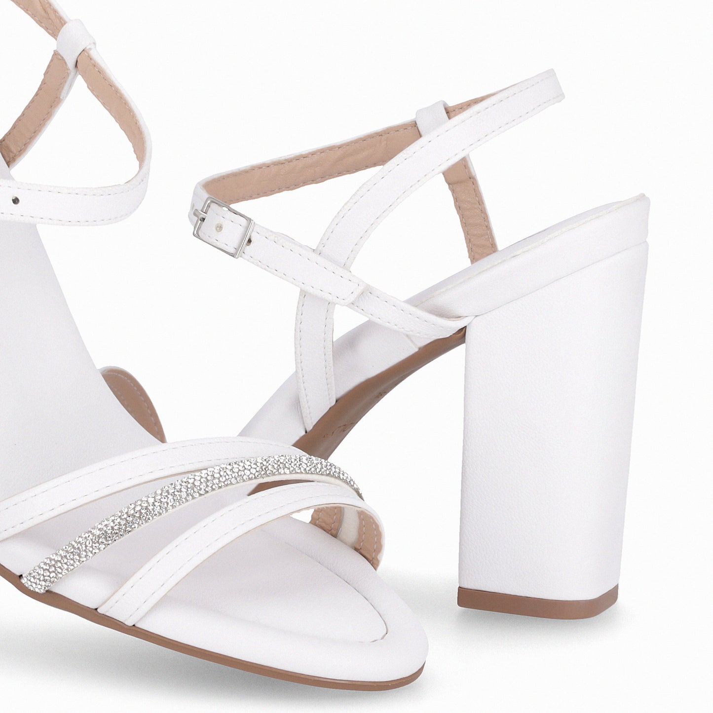 Sandalia Mujer Blanco/Strass Rafa Piccadilly