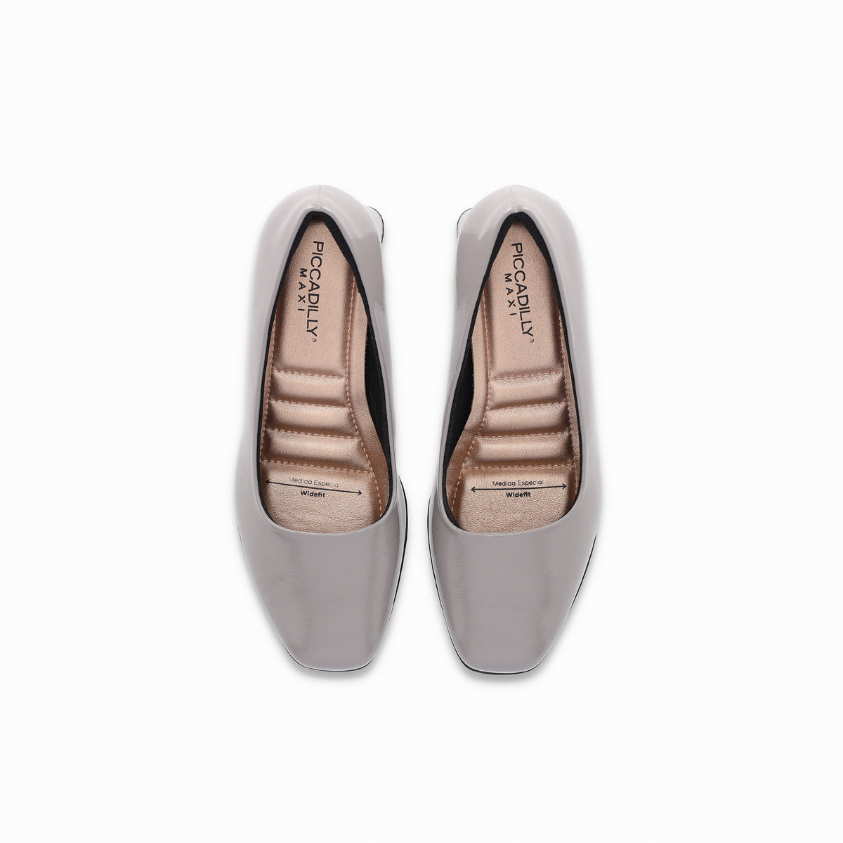 Zapato Mujer Gris/Charol Estela Piccadilly