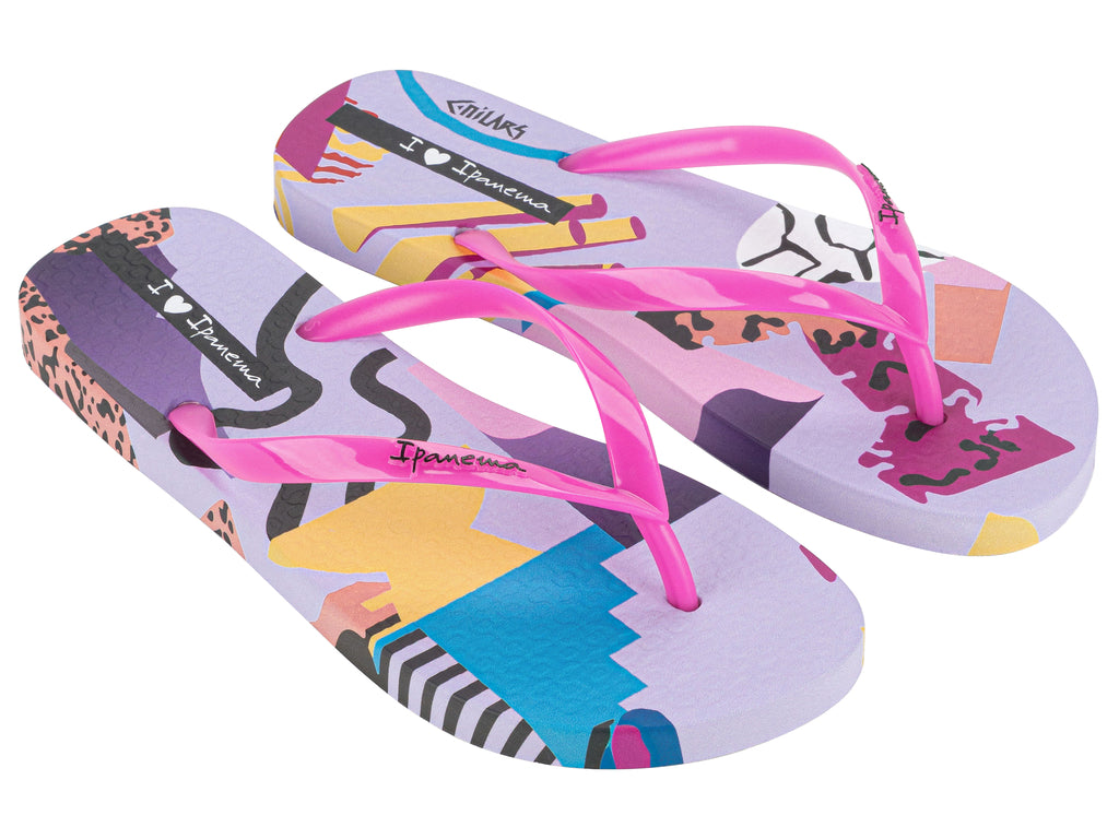 Sandalia Mujer Lila/Rosa Graffiti Ipanema