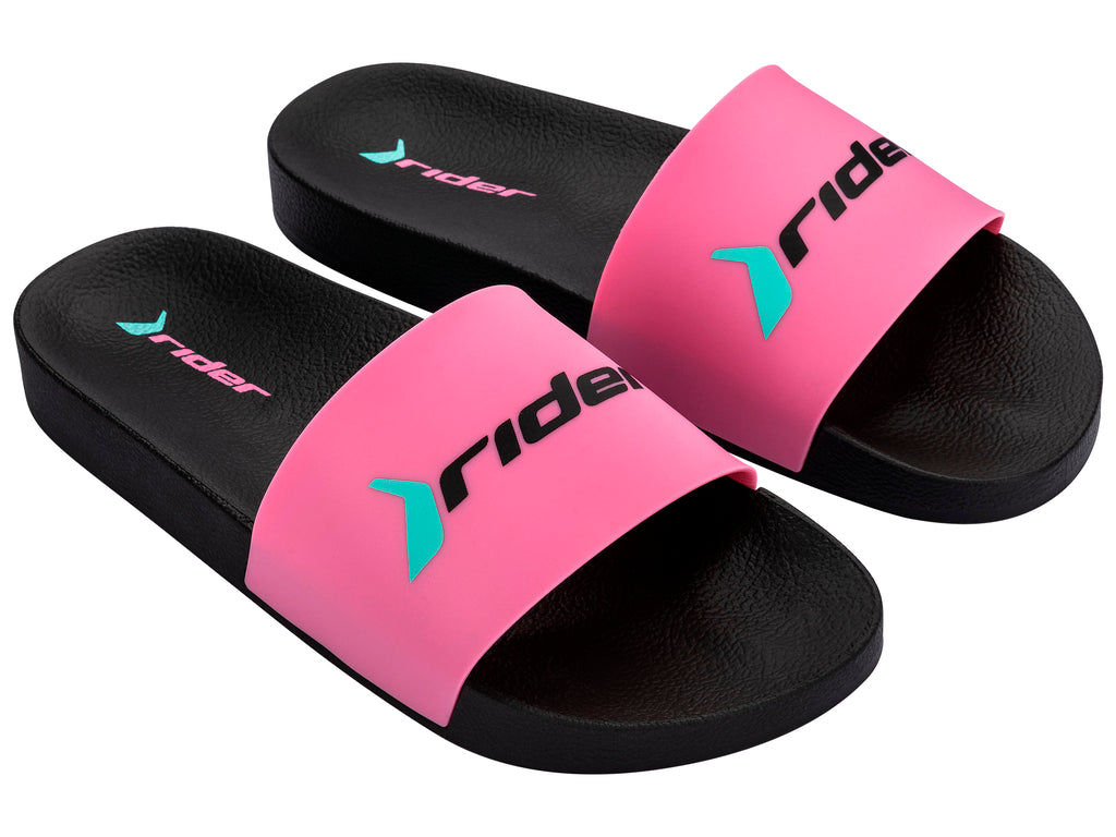 Sandalia Mujer Negro/Rosa Full Basic Rider