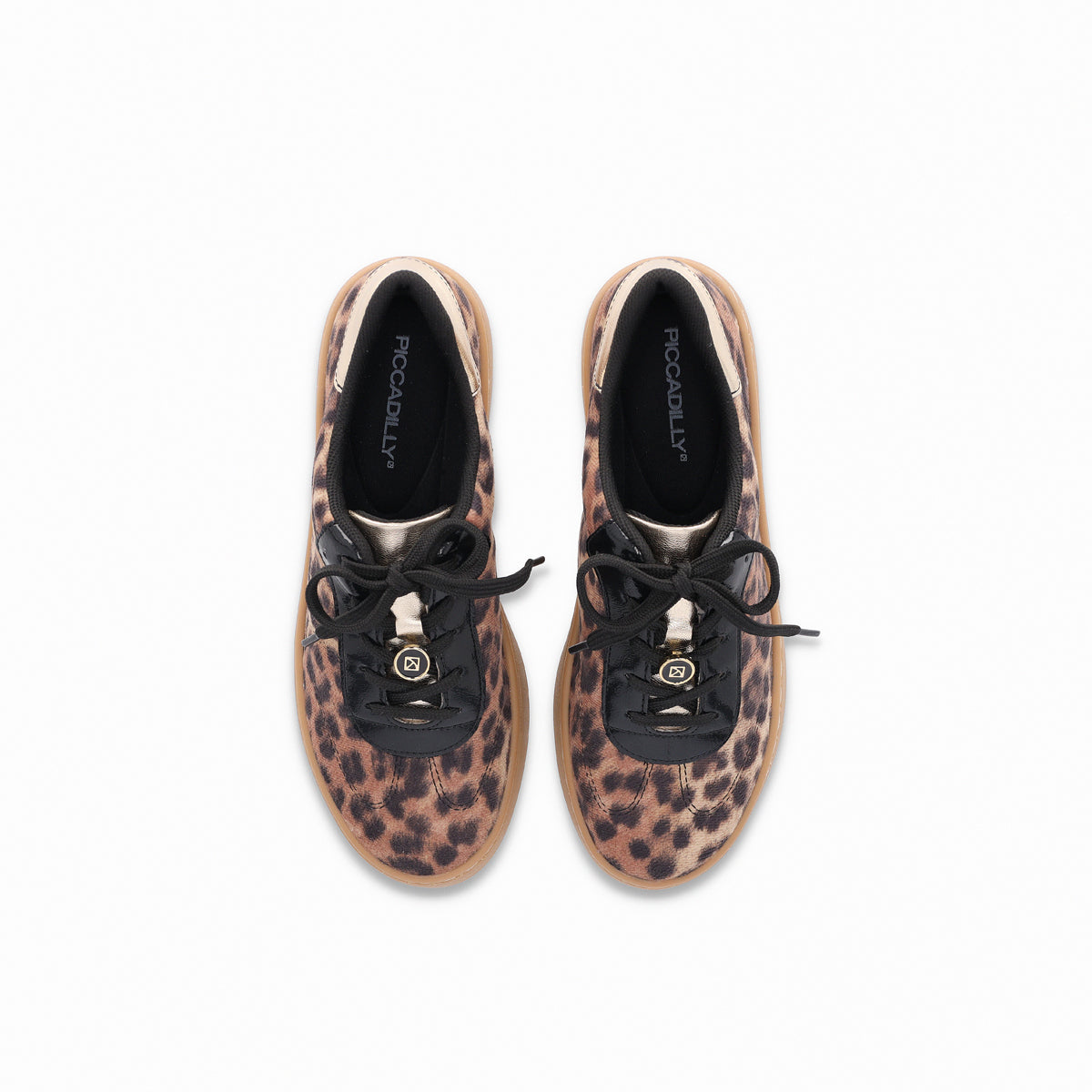 Zapatilla Mujer Negro/Animal Print Beta Piccadilly