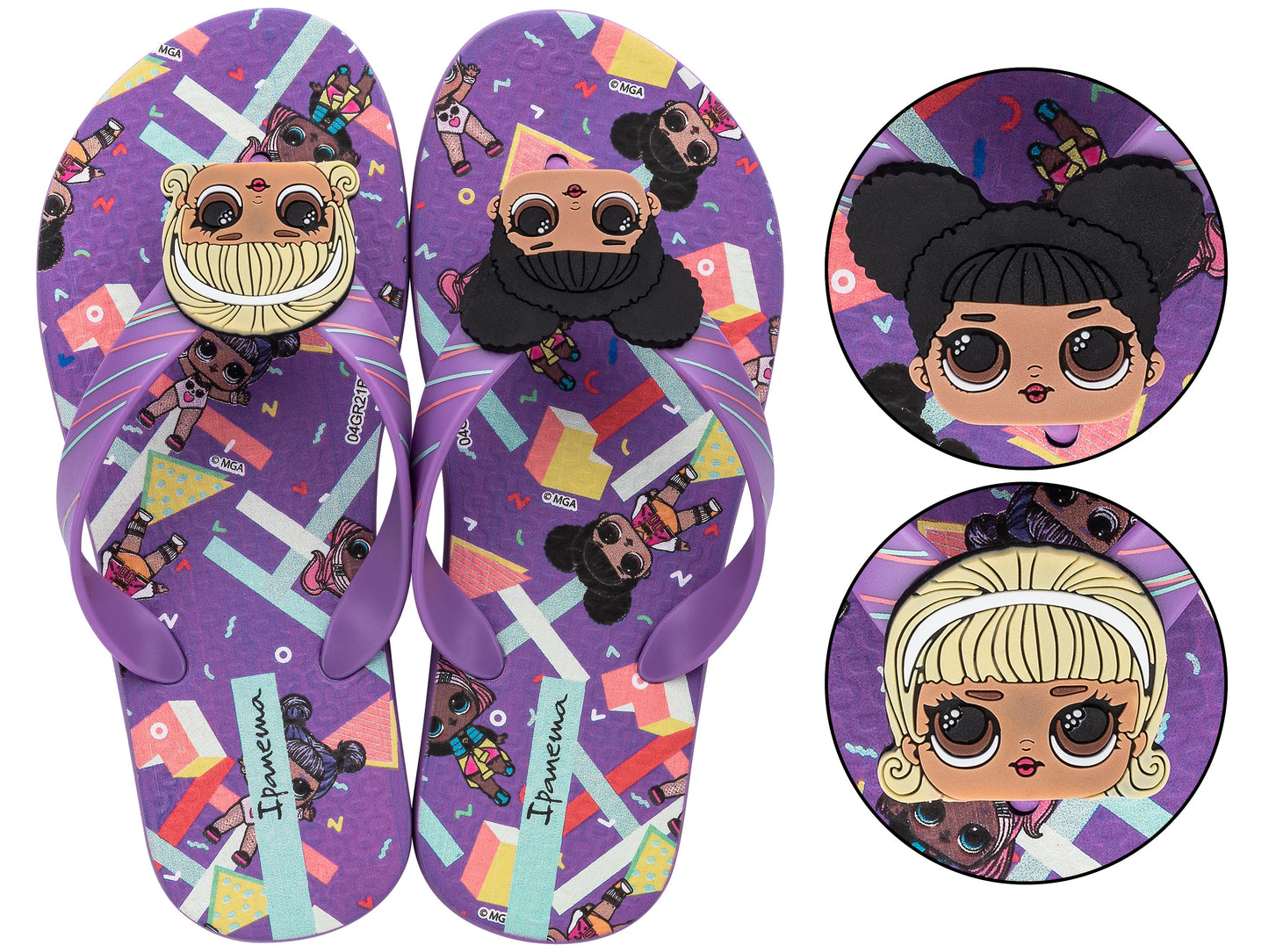 Sandalia Niña Lila Lol 235 Ipanema