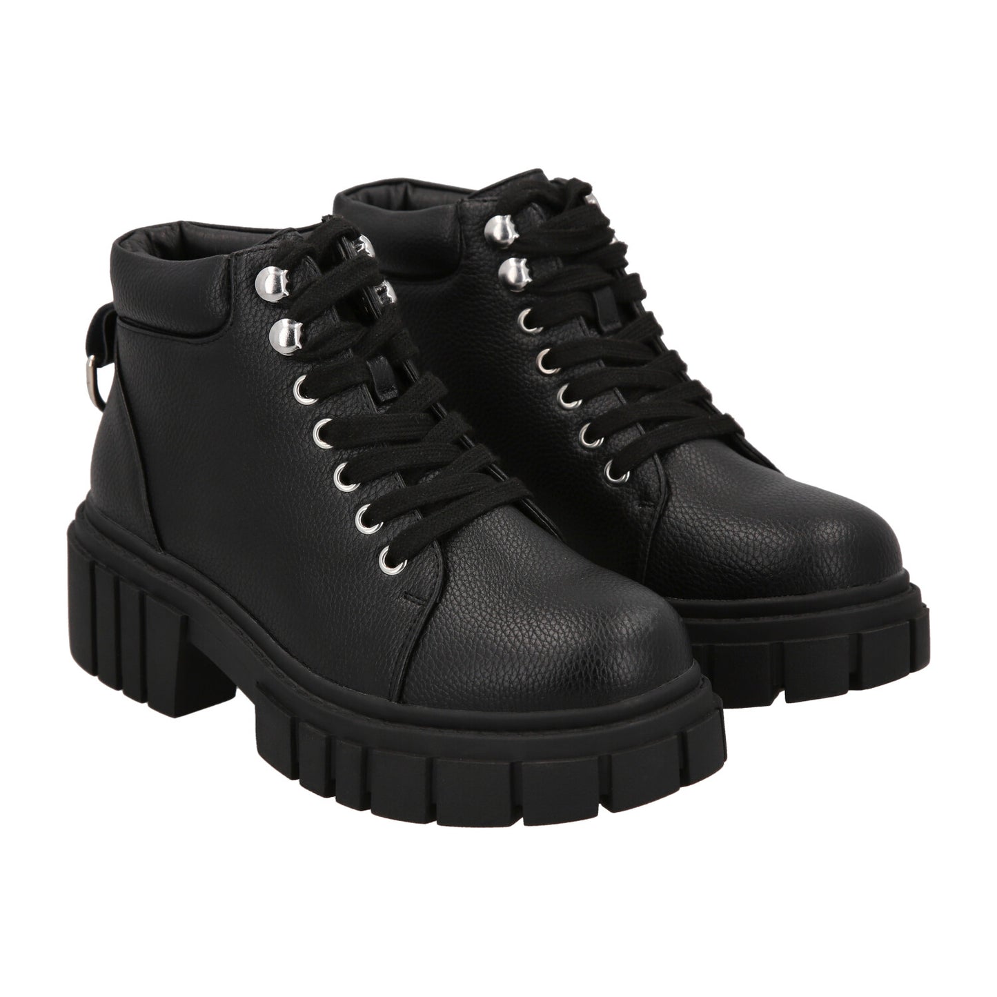 Botin Casual Mujer Negro Plataforma Cleo Detogni