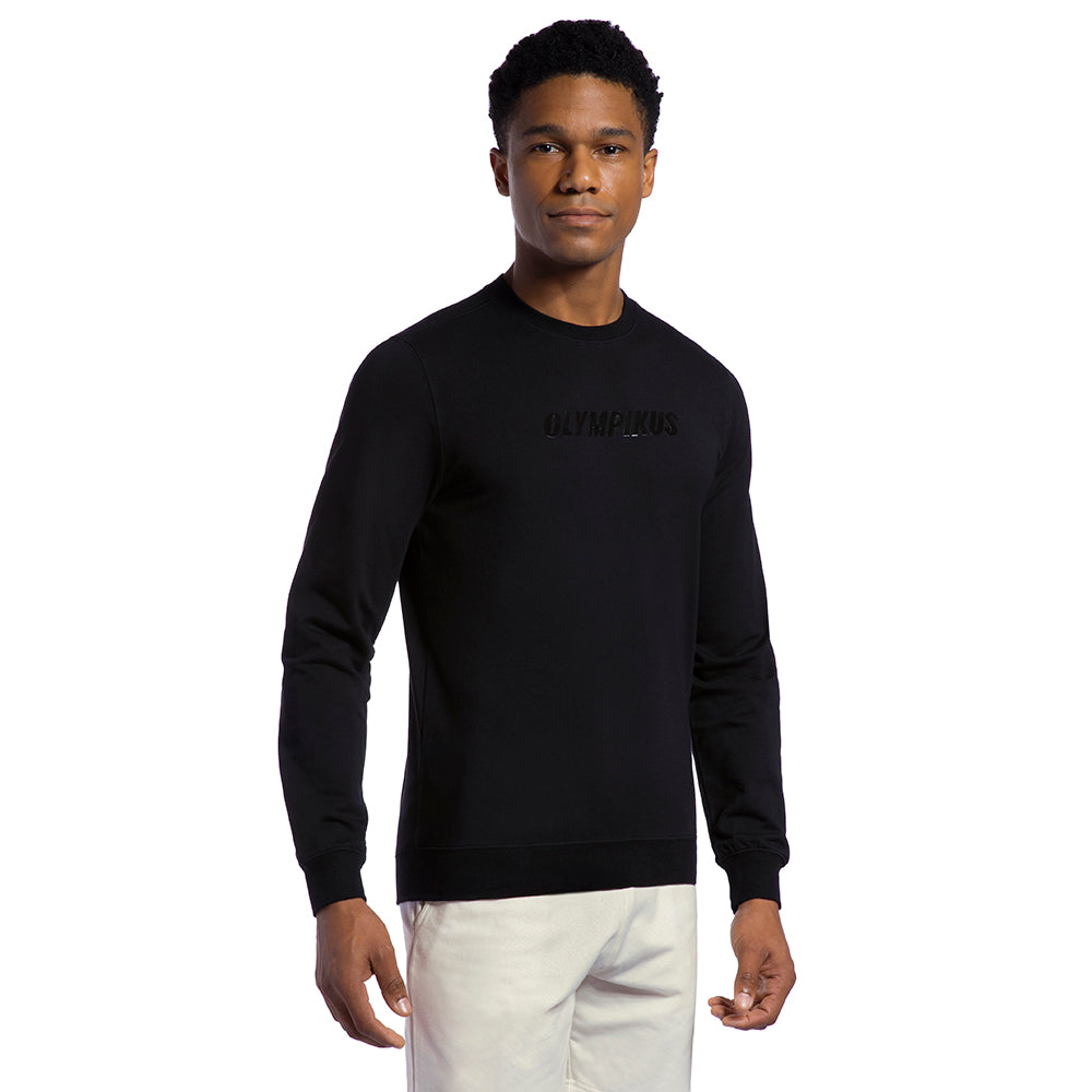 POLERÓN COMFY BIG LOGO NEGRO HOMBRE