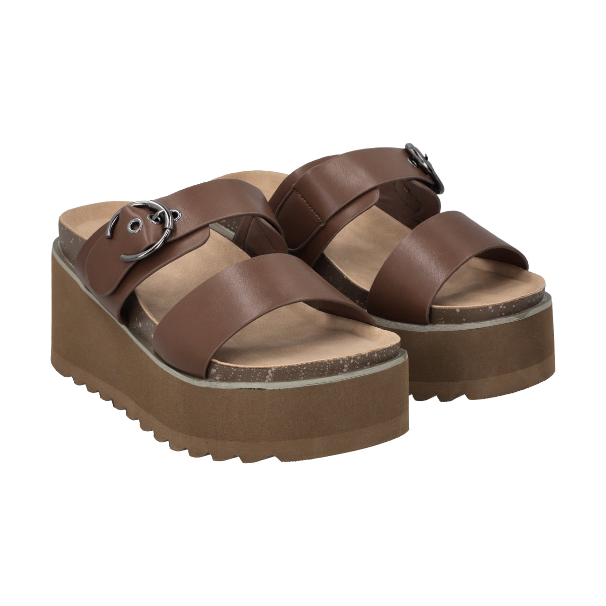 Sandalia Mujer Camel Nora Police