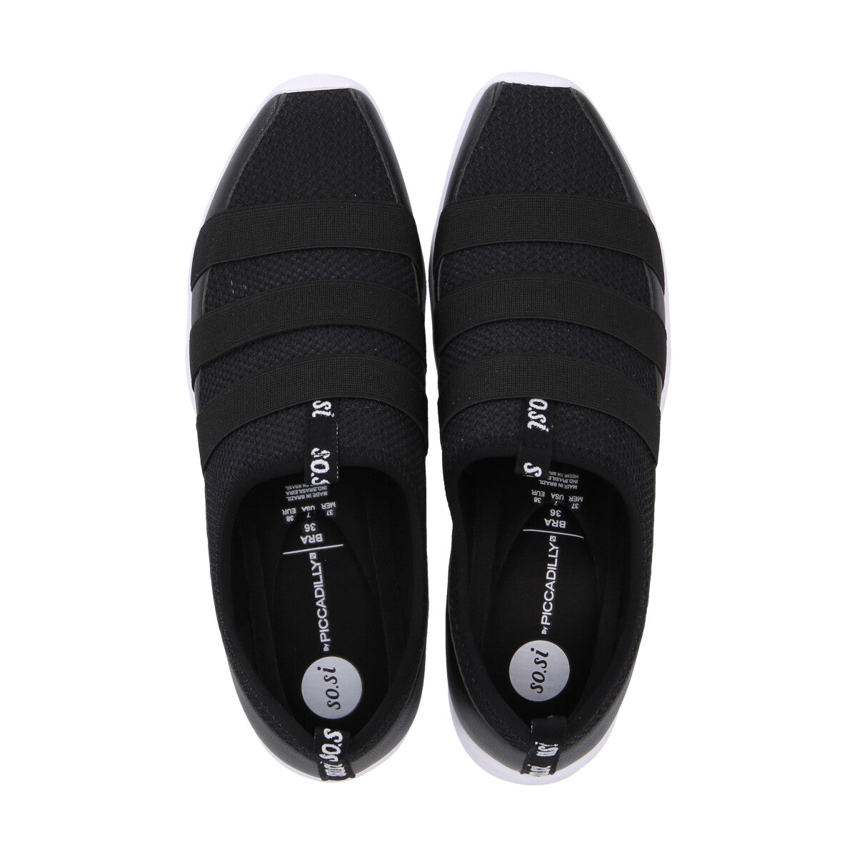 Zapatilla Urbana Mujer Negro 772 Piccadilly