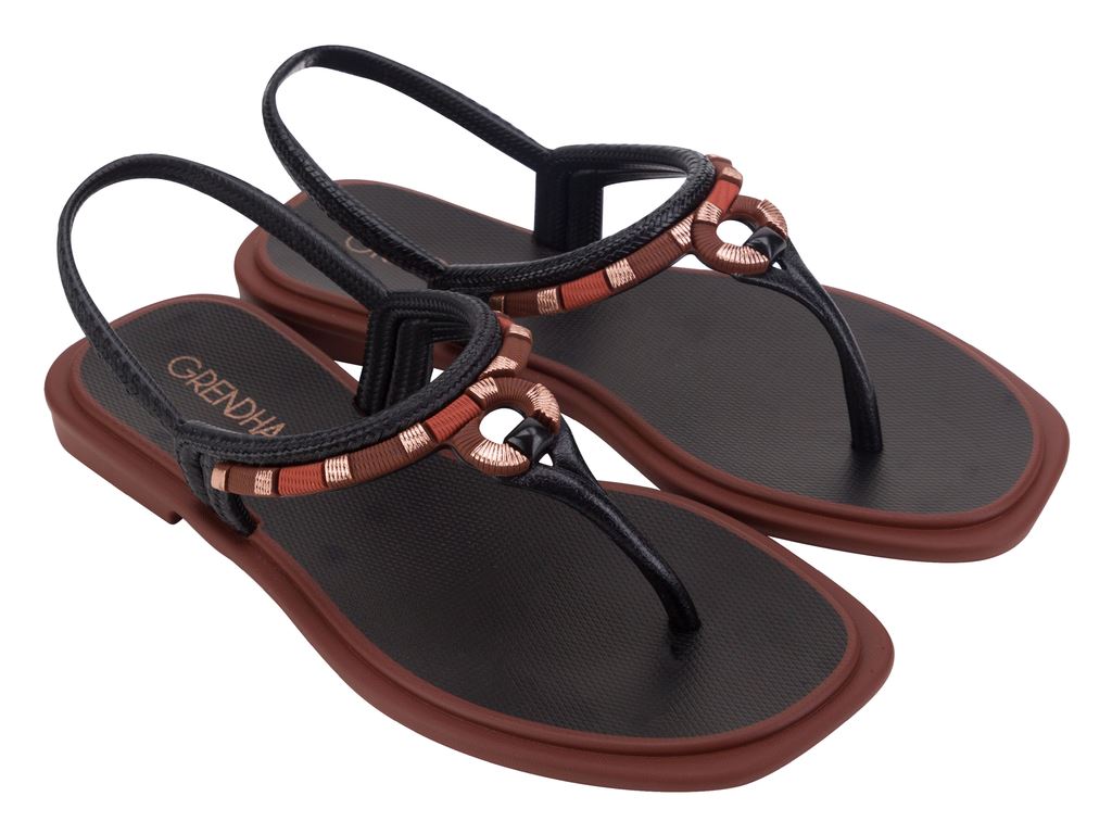 Sandalia Mujer Negro Exotica 371 Grendha