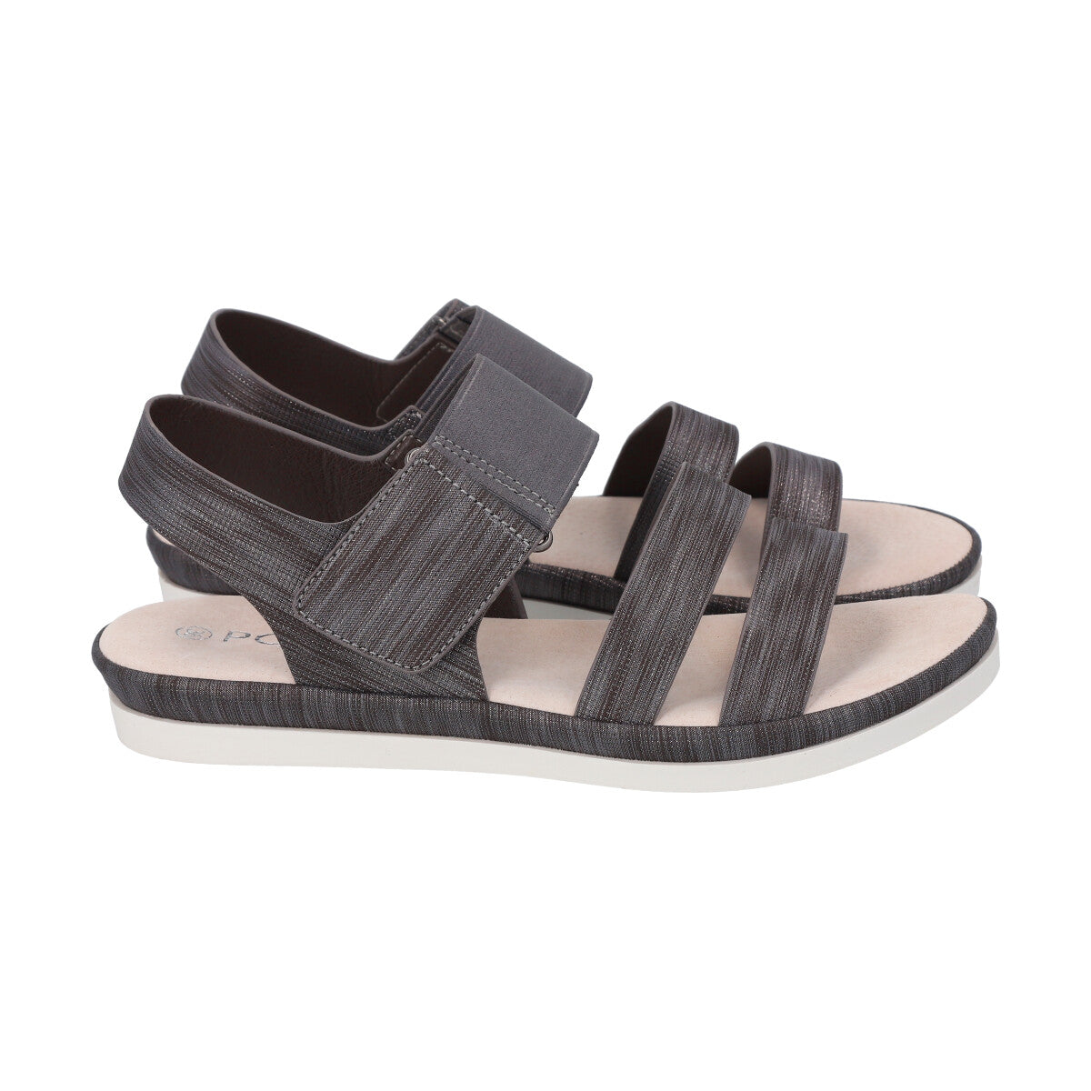 Sandalia Mujer Gris Macu Police