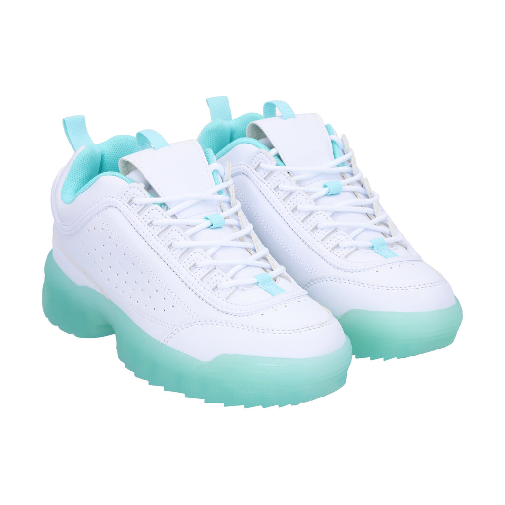 Zapatilla Urbana Mujer Blanco/Verde Amalia Police