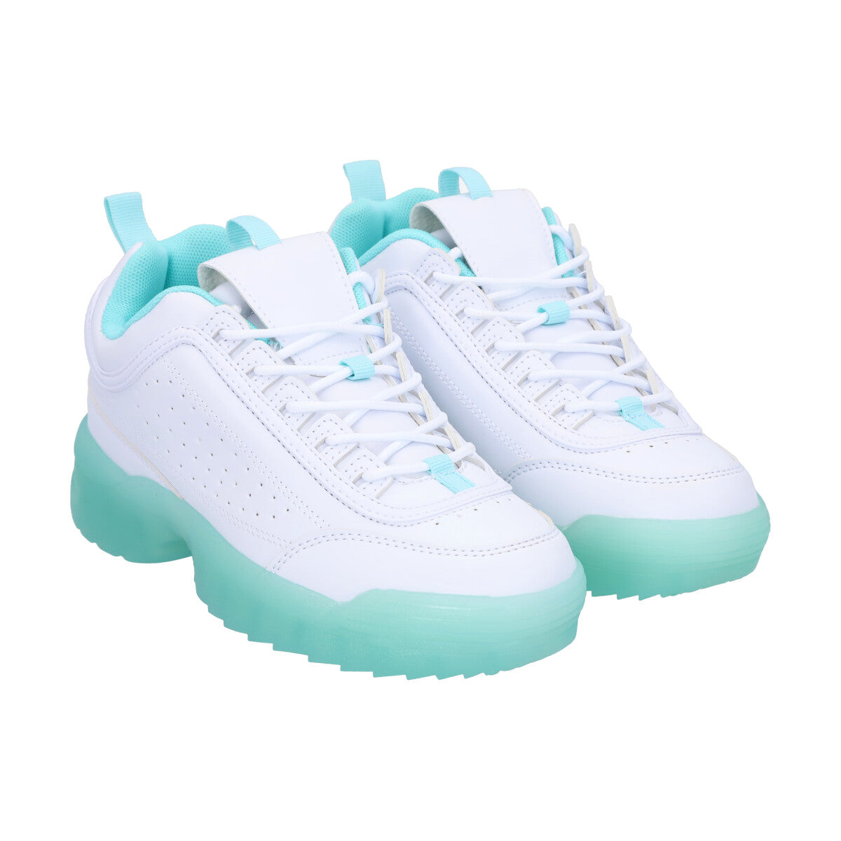 Zapatilla Urbana Mujer Blanco/Verde Amalia Police