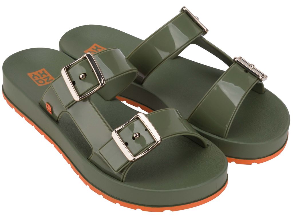 Sandalia Mujer Verde Flash 325 Zaxy