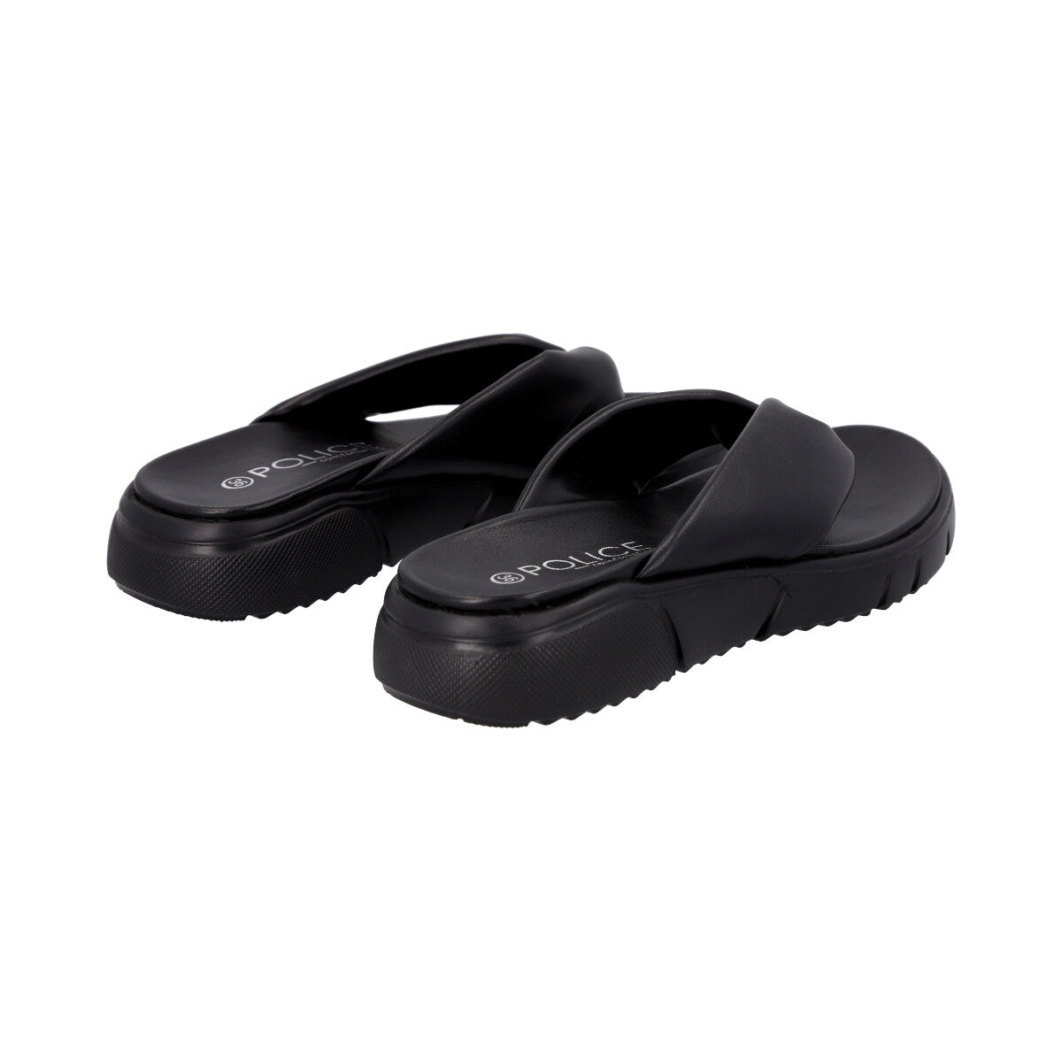 Sandalia Mujer Negro Lol Police