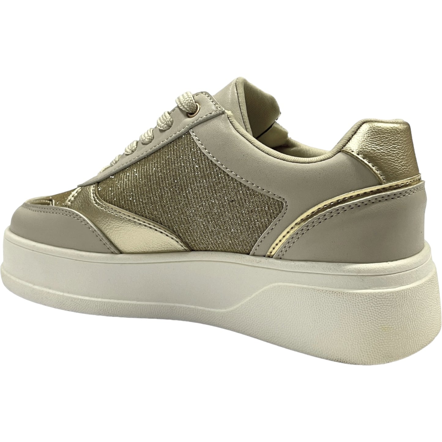 Zapatilla Urbana Mujer Dorado Metallic Detogni