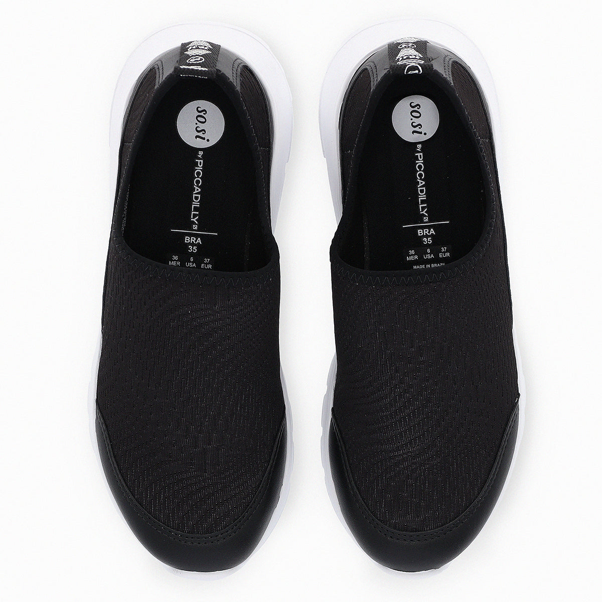 Zapatilla Urbana Mujer Negro Liz Piccadilly