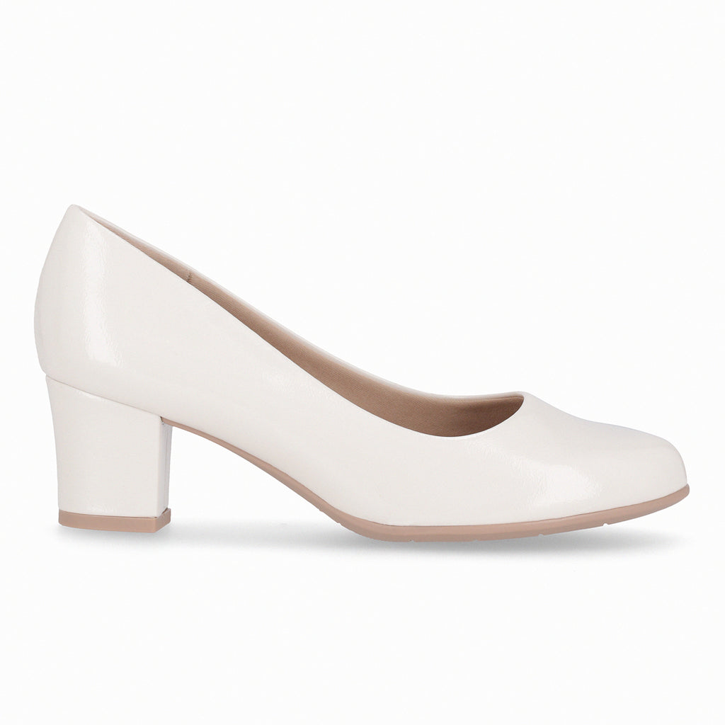 Zapato Mujer Crudo/Charol Laura Piccadilly