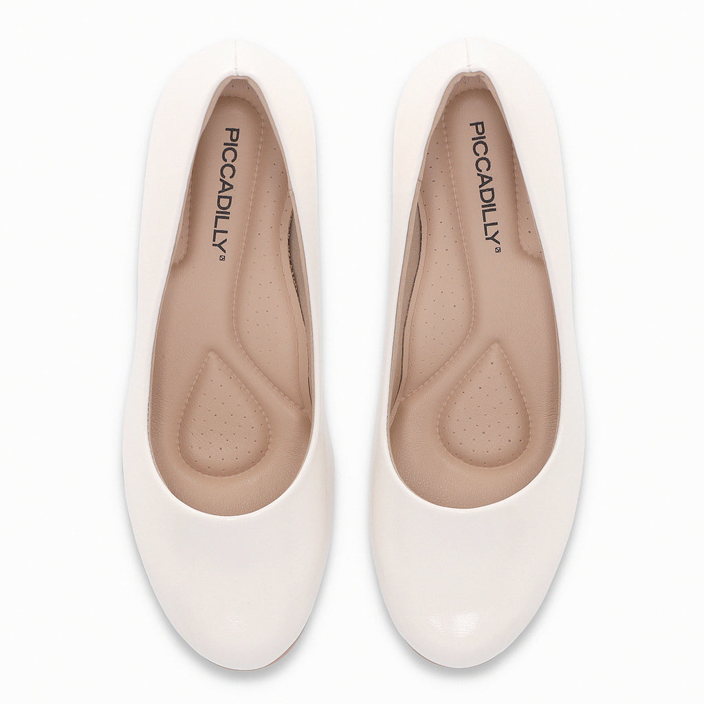 Zapato Mujer Crudo/Charol Laura Piccadilly