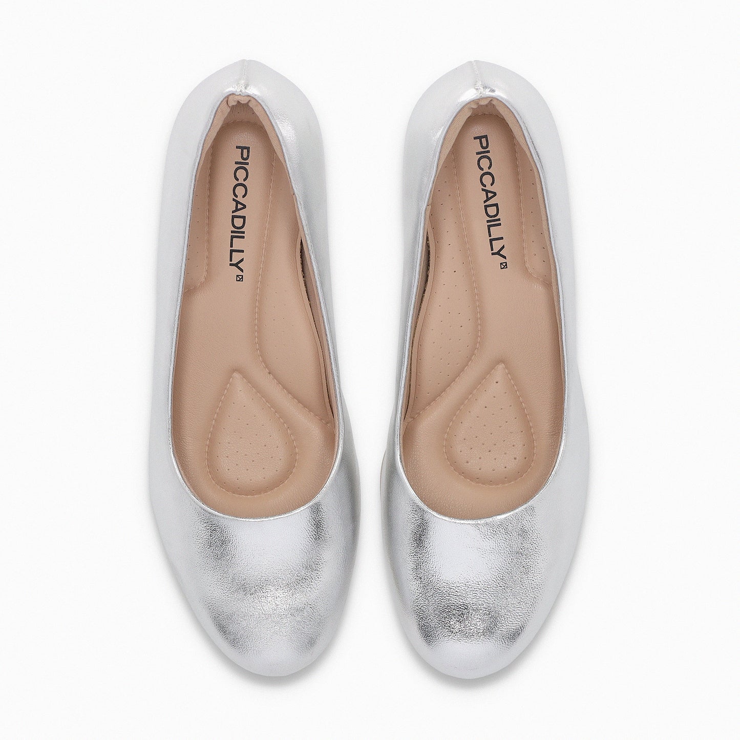 Zapato Mujer Plateado Laura Piccadilly