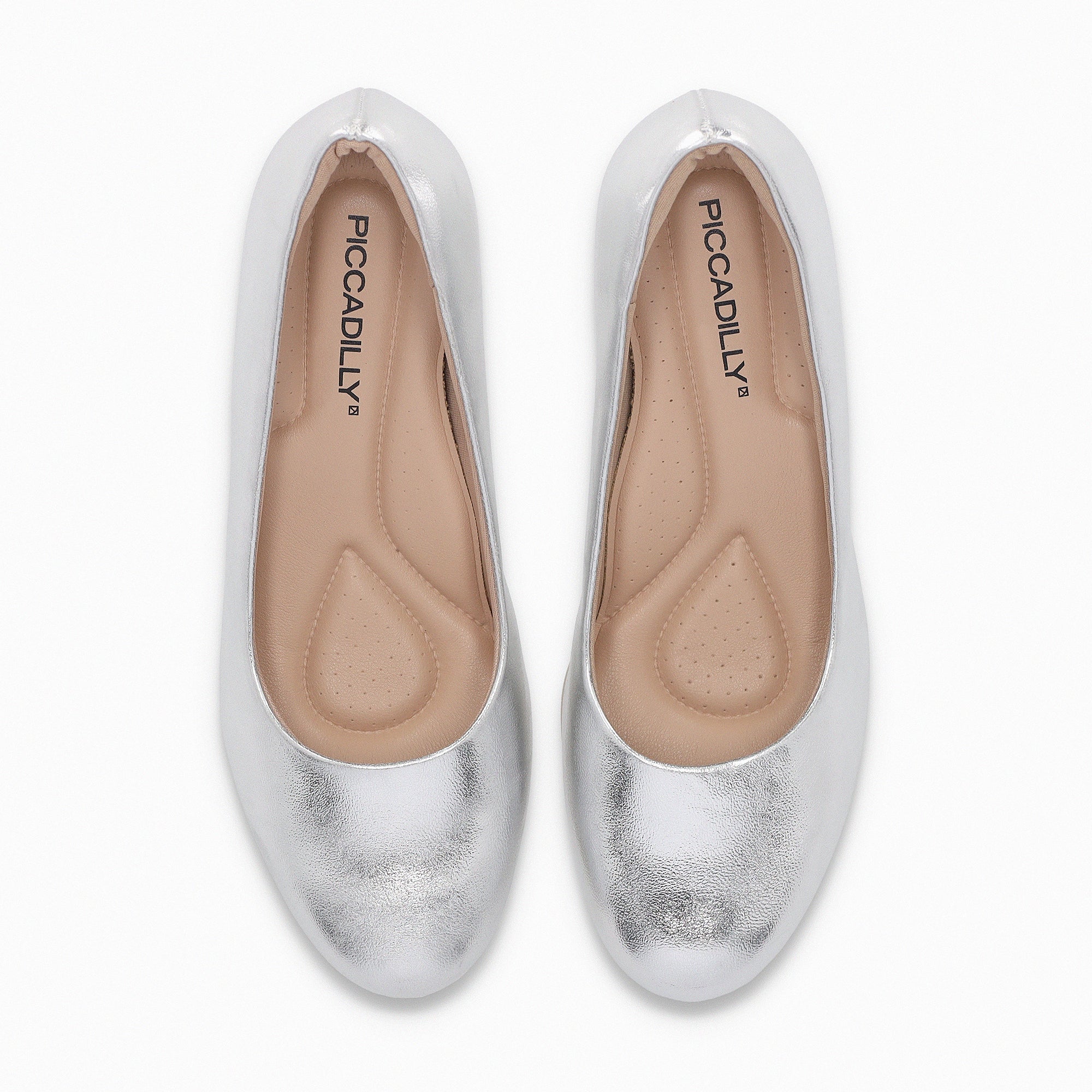 Zapato Mujer Plateado Laura Piccadilly