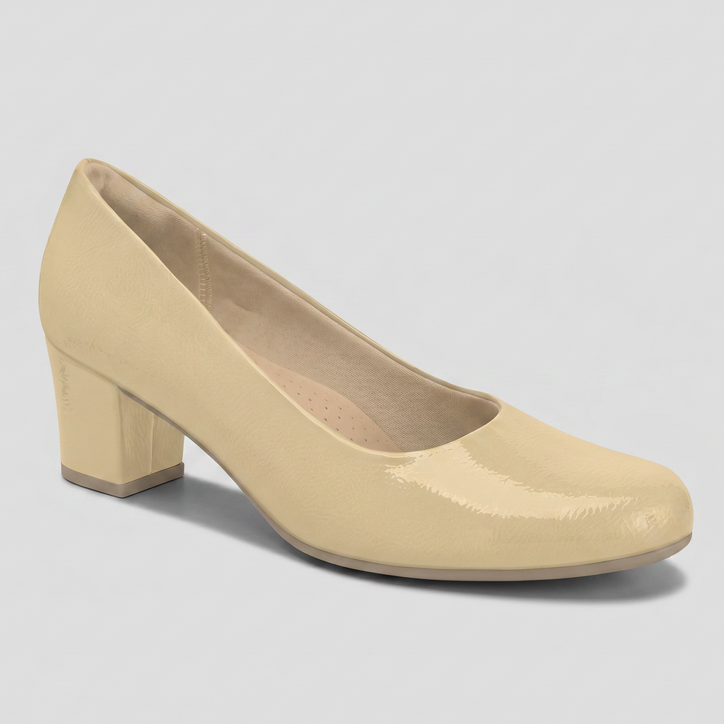 Zapato Mujer Vainilla/Charol Laura Piccadilly