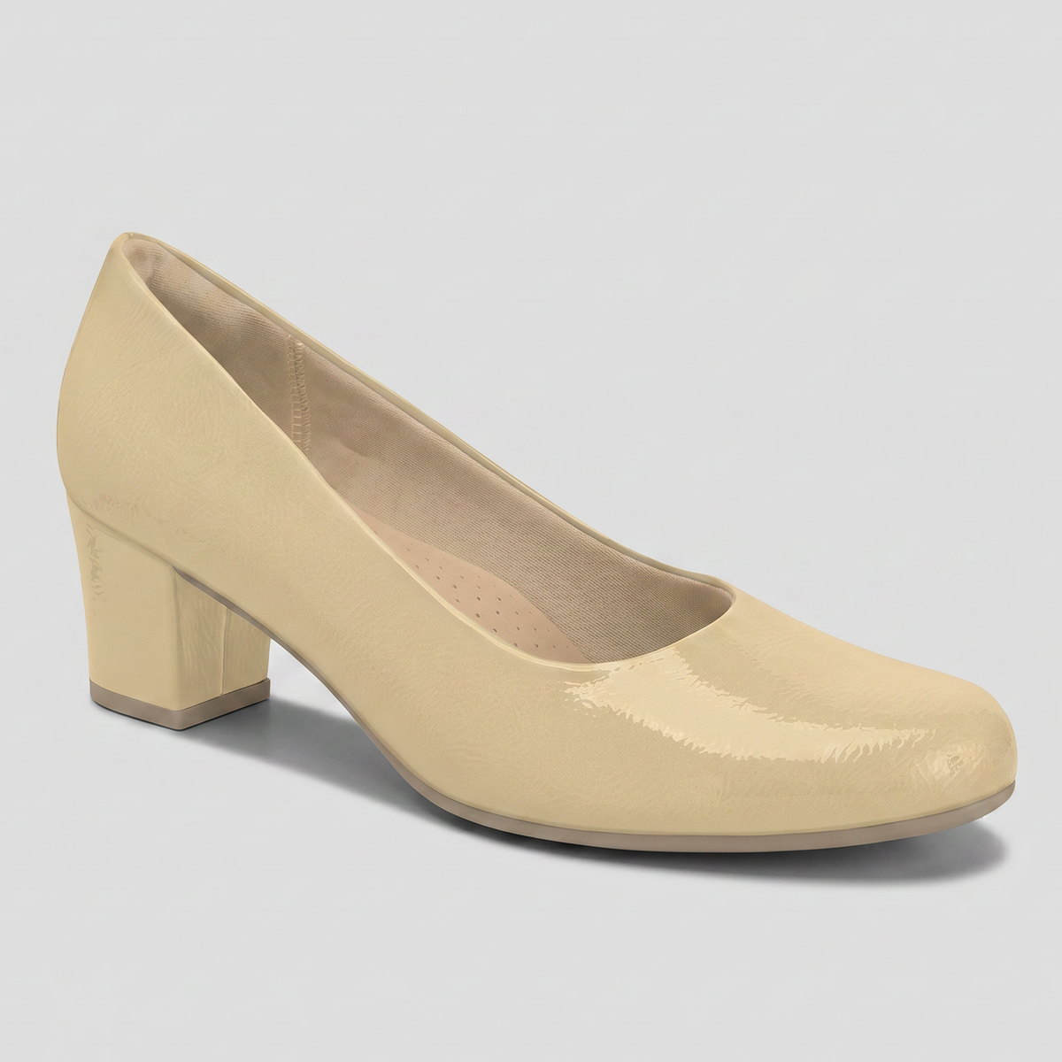 Zapato Mujer Vainilla/Charol Laura Piccadilly