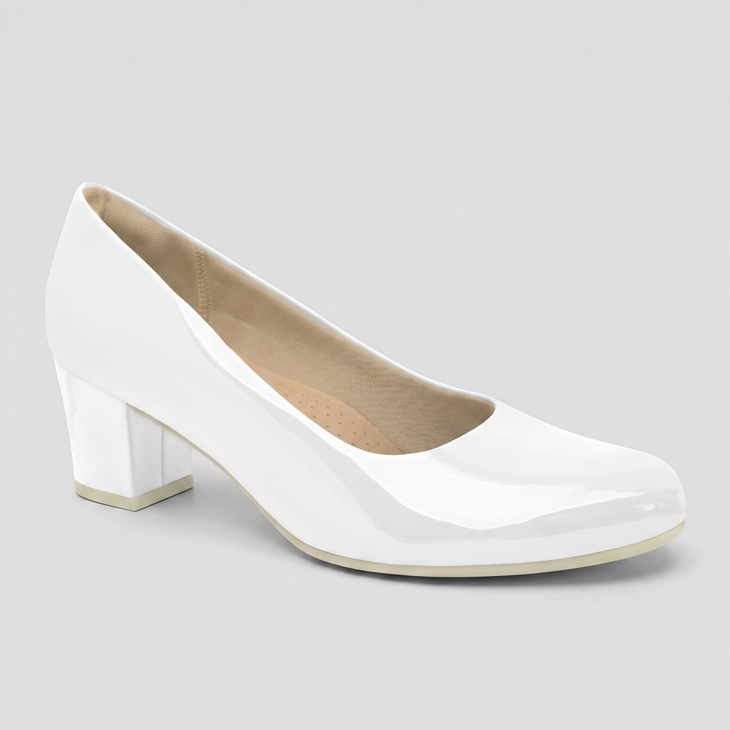 Zapato Mujer Blanco/Charol Laura Piccadilly