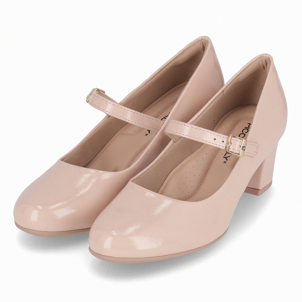 Zapato Mary Jane Mujer Rosa/Charol Laura Piccadilly