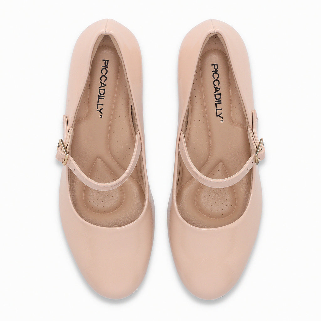 Zapato Mary Jane Mujer Rosa/Charol Laura Piccadilly