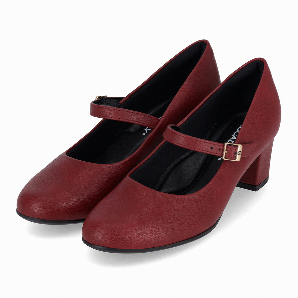 Zapato Mary Jane Mujer Burdeo Laura 01 Piccadilly